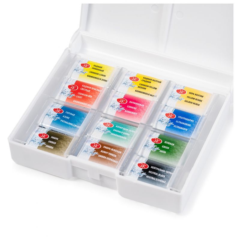 Russische Aquarelle White Nights - 12er Set