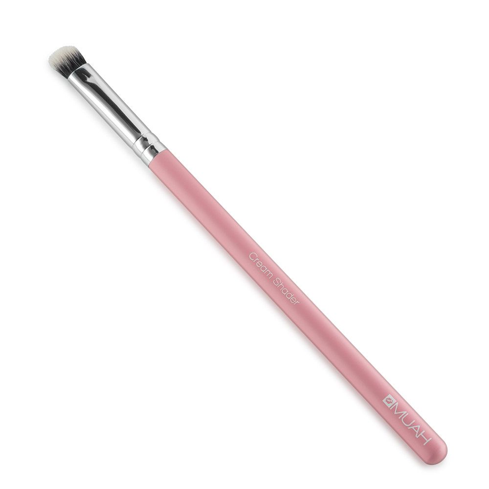 Rosa Cream Shader Pinsel von MUAH mit feinen Borsten für egalisierte Make-up Aufträge