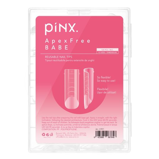 Pinx. Wiederverwendbare Tips - Apex Free Babe 120 Stk