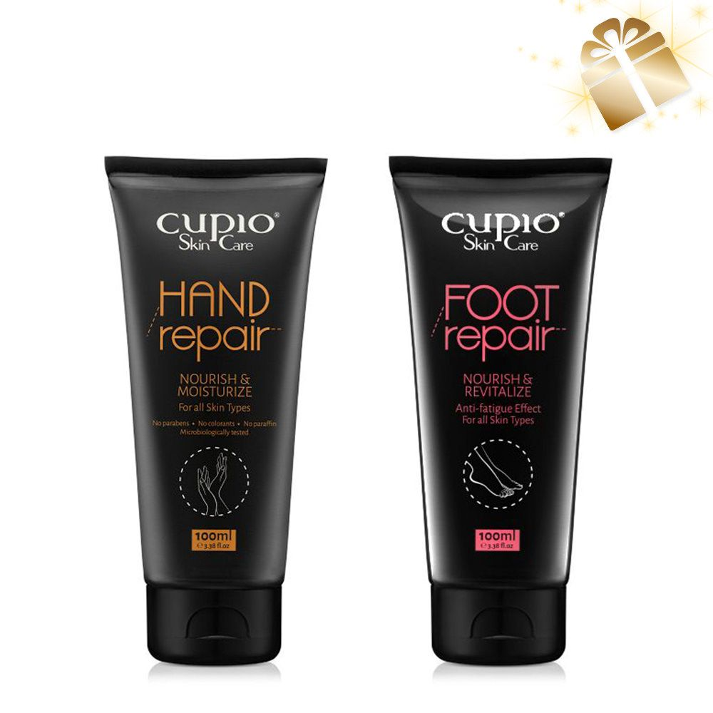 Cupio Handrepair und Footrepair Cremes zur Pflege trockener Haut