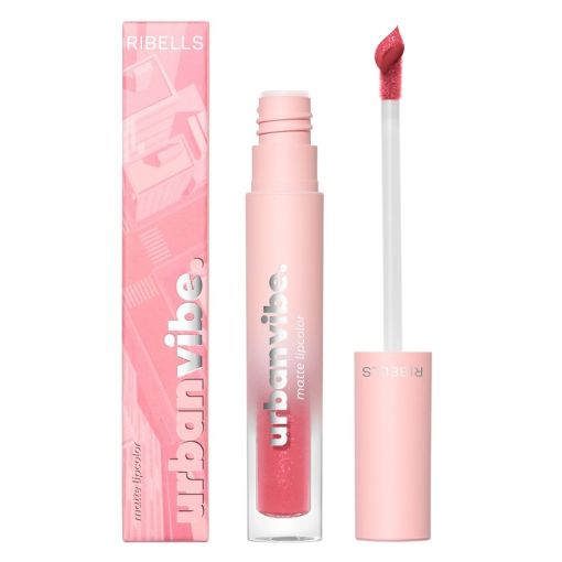 Ribells Urban Vibe Matte Lippenstift mit Applikator und Verpackung
