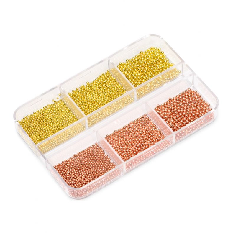 Cupio Kaviar Nail Art Set Rose Gold&Gold