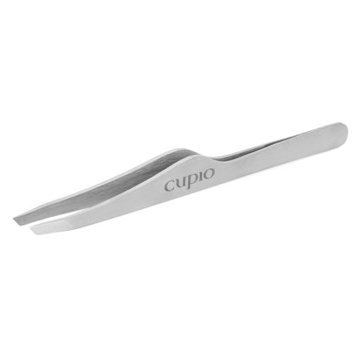Silberne Cupio Präzisionspinzette aus Edelstahl