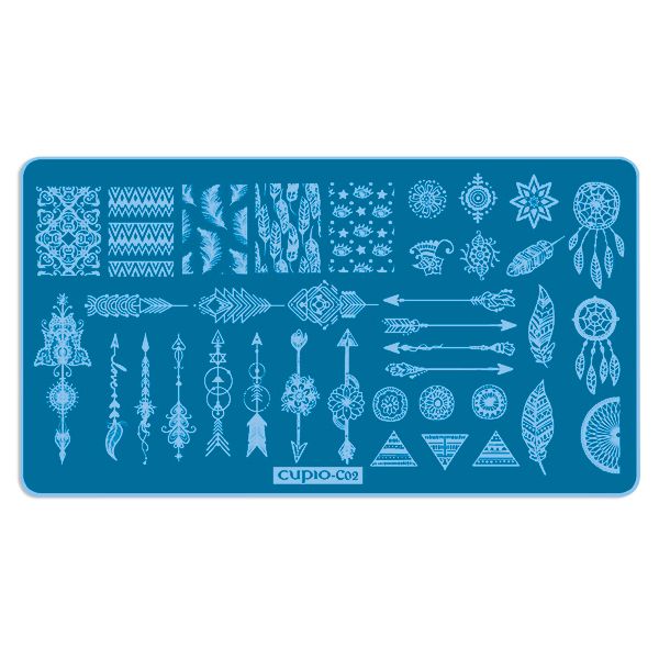 Cupio Stamping Schablone - C02