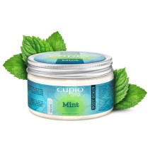 Cupio Mint Creme in der Dose mit frischen Minzblättern