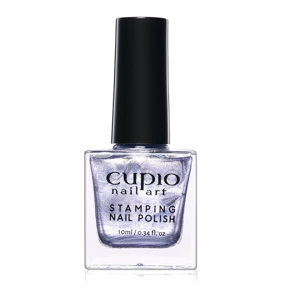 CUPIO Stamping Nagellack in einer lila Farbe, 10ml Flasche für Nagelkunst