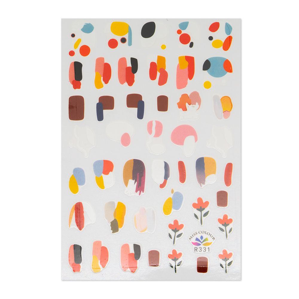 Bunte Sticker mit kreativen Designs für vielseitige Anwendungen