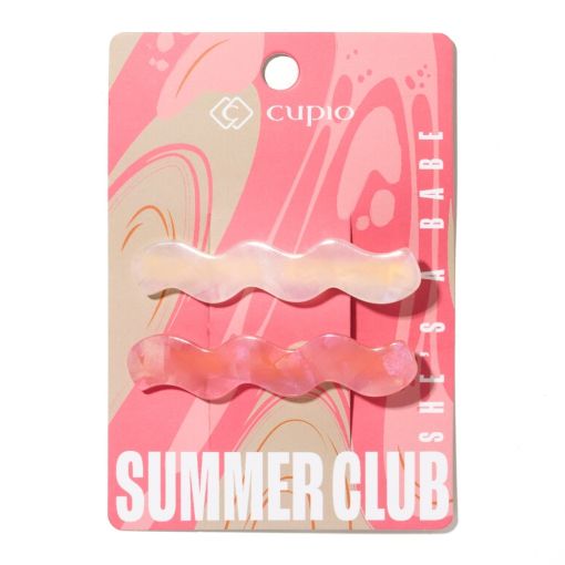Haarspangen Set in Pastellfarben von Cupio, ideal für den Sommer