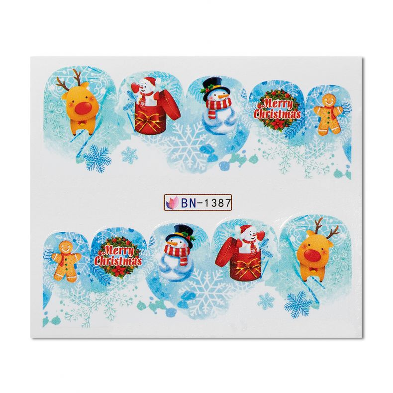 Cupio Winter Nail Art Tattoo BN1387