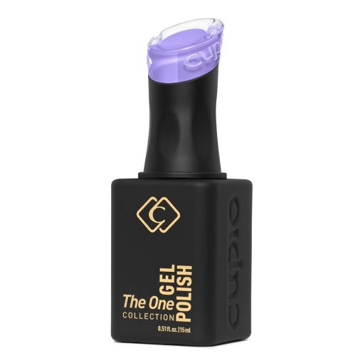 Cupio The One lila UV-Gellack in schwarzer Flasche