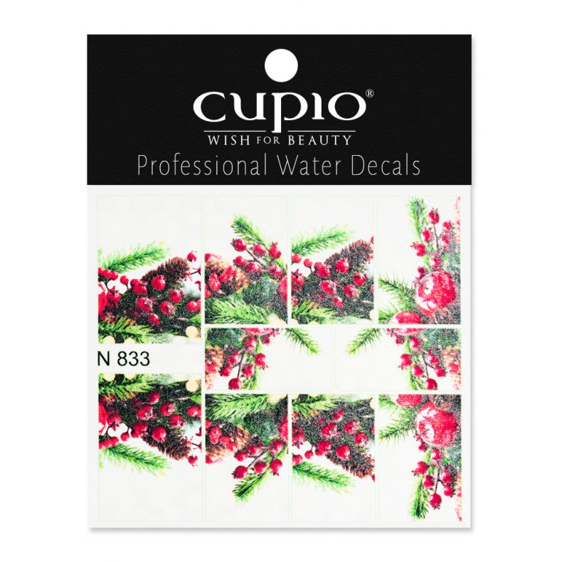 Cupio Winter Nail Art Tattoo N833